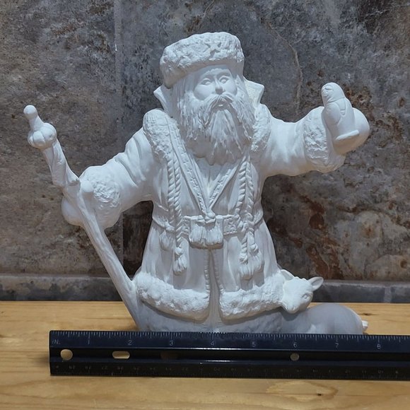 VTG Ready to Paint  Ceramic Santa Claus Bisque 1998 - Picture 8 of 12